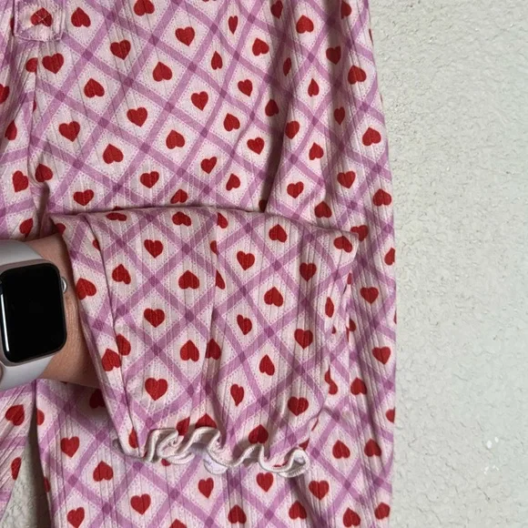 Adore Me Pajama Set in Pink and Red - Picture 10 of 15